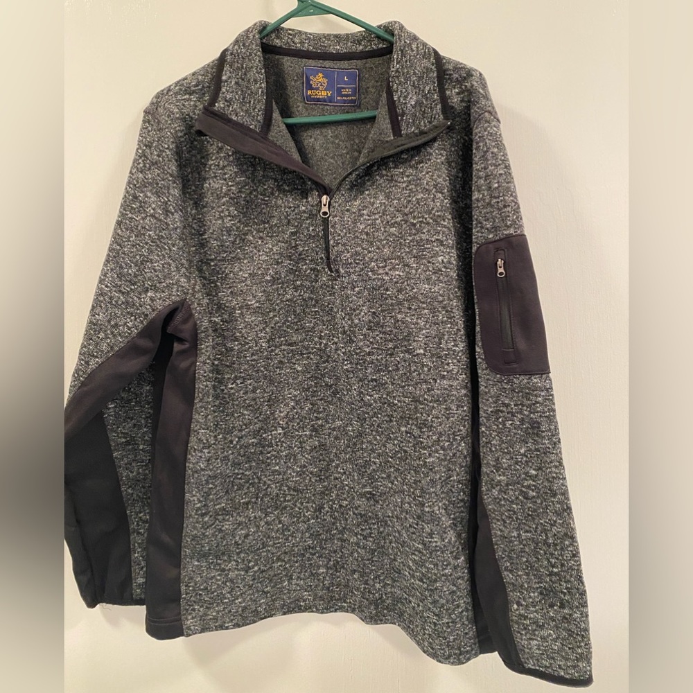 Rugby University pullover jacket
